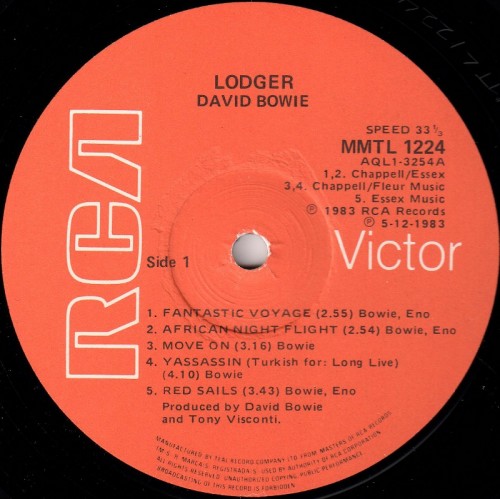 This is a thumbnail + LP 1983 Lodger RCA MMTL 1224 South Africa Label 1.jpg
