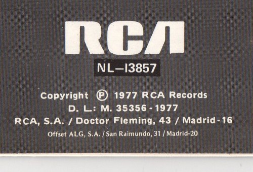 This is a thumbnail + LP 1983 Heroes RCA NL-13857 Spain Back footer.jpg