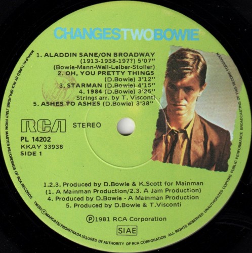 This is a thumbnail + LP 1981 Changes Two RCA PL 14202 Italy Label 1.jpg