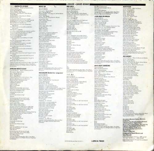 This is a thumbnail + LP 1979 Lodger LSRCA-78020 Yugoslavia Inner 1.jpg