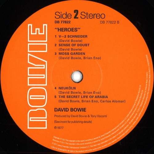 This is a thumbnail + LP 2018 Heroes Parlophone DB 77822 EU Label 2.jpg