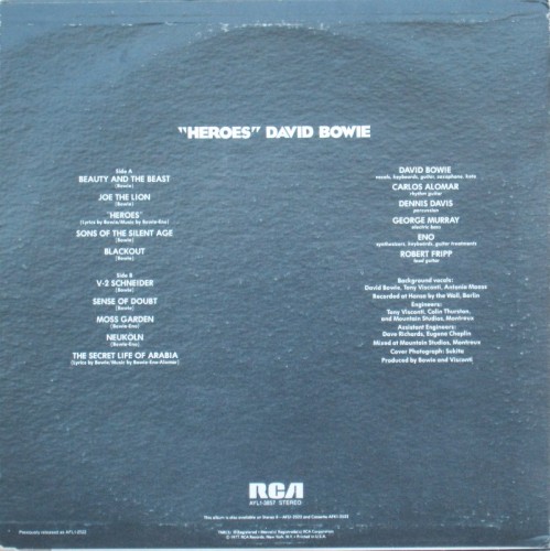 This is a thumbnail + LP 1980 Heroes RCA AYL1-3857 USA Back.jpg